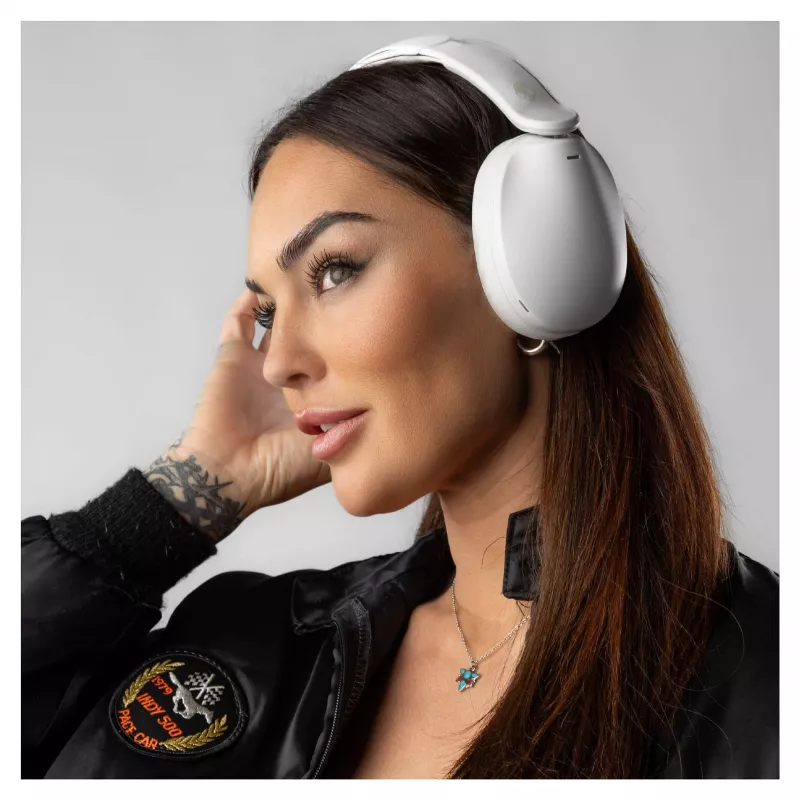 Skullcandy Hesh 360 Kabellose Over-Ear-Kopfhörer, Bluetooth 5.0, Aktive Geräuschunterdrückung, Weiß