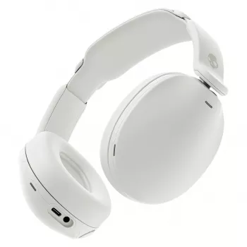 Skullcandy Hesh 360 Kabellose Over-Ear-Kopfhörer, Bluetooth 5.0, Aktive Geräuschunterdrückung, Weiß