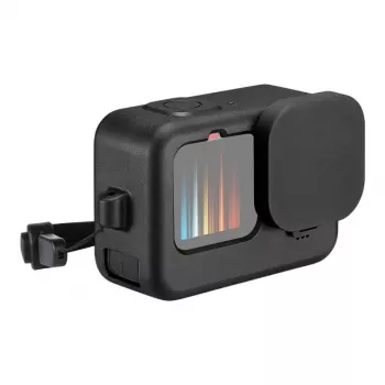 PULUZ Silikon-Schutzhülle für GoPro Hero 9/10/11/12 (Schwarz)