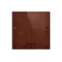 Grenton Touch Panel 4 Touch Fields TF-BUS Dark Natural Leather Front