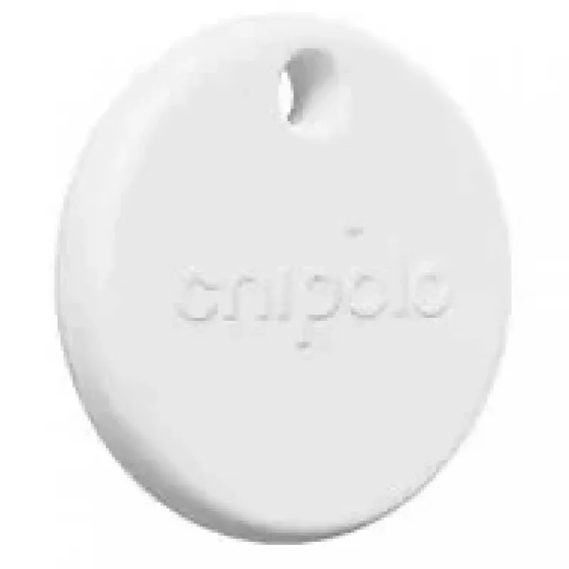 Chipolo POP Universal Finder Weiß - Bluetooth-Tracker für Apple Find My & Android, IP55