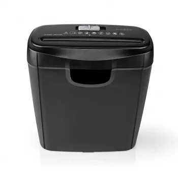 Nedis Paper Shredder 10L Cross-Cut P-4 Black