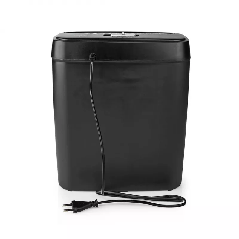 Nedis Paper Shredder 10L Cross-Cut P-4 Black