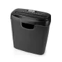 Nedis Paper Shredder 10L Cross-Cut P-4 Black