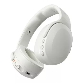 Skullcandy Crusher Evo Kabellose Over-Ear-Kopfhörer mit Sensory Bass, Bluetooth 5.0, 40-Stunden-Akku, Weiß