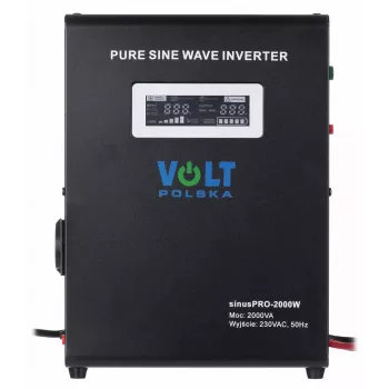 VOLT POLSKA SINUS PRO 2000W 24V Reiner Sinus-Wechselrichter/Ladegerät 1400W Dauerleistung