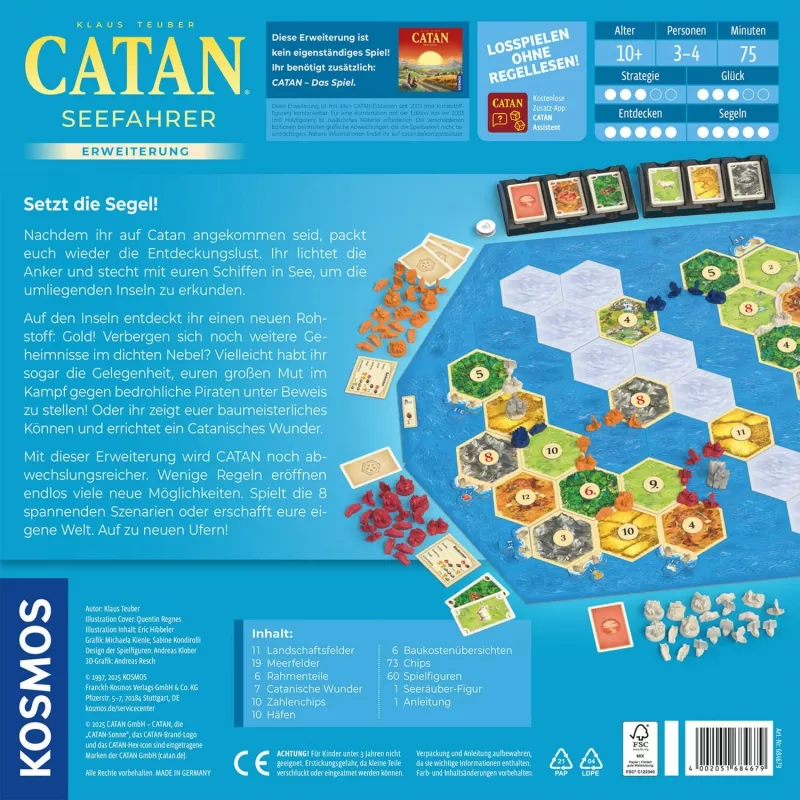 KOSMOS CATAN - Seefahrer Erweiterung Brettspiel