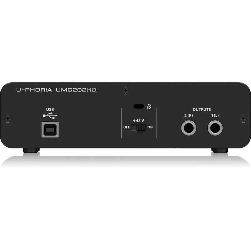 Behringer UMC202HD USB Audio Interface mit MIDAS Preamps