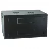 EFB-ELEKTRONIK 19 Zoll Wandgehäuse 6U, fest, 1-teilig, RAL 9005 Tiefschwarz, Tiefe 450 mm (691706VTS.45)