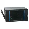EFB-ELEKTRONIK 19 Zoll Wandgehäuse 6U, fest, 1-teilig, RAL 9005 Tiefschwarz, Tiefe 450 mm (691706VTS.45)