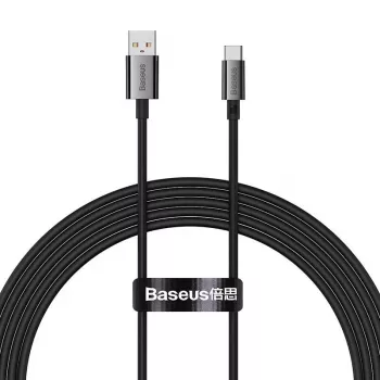 Baseus Superior 100W USB-auf-USB-C-Kabel 2m Schwarz