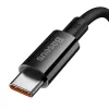Baseus Superior 100W USB-auf-USB-C-Kabel 2m Schwarz