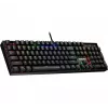 Defender Mirax GK-352 Mechanische Gaming-Tastatur, Outemu Blue Switches, RGB-Beleuchtung, Kabelgebunden USB, Schwarz