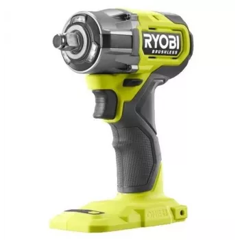 RYOBI ONE+ Bürstenloser Akku-Schlagschrauber RIW18CBL-0, 18V, 1/2 Zoll Vierkantantrieb, Grün/Schwarz, Gerät nur