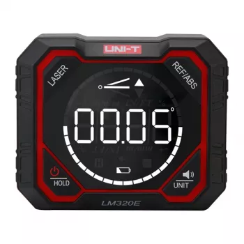 Uni-T LM320E Digitaler Winkelmesser mit Laser, 4×90° Messbereich, ±0,2° Genauigkeit, Magnetfuß, wiederaufladbar
