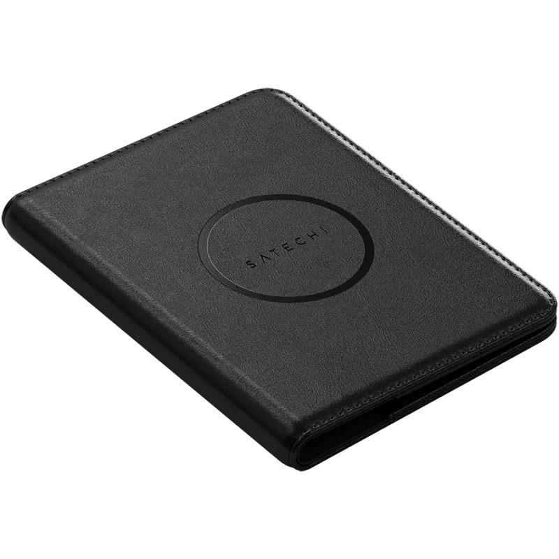 Satechi Vegan-Leder Passport Cover mit Find My (Schwarz)