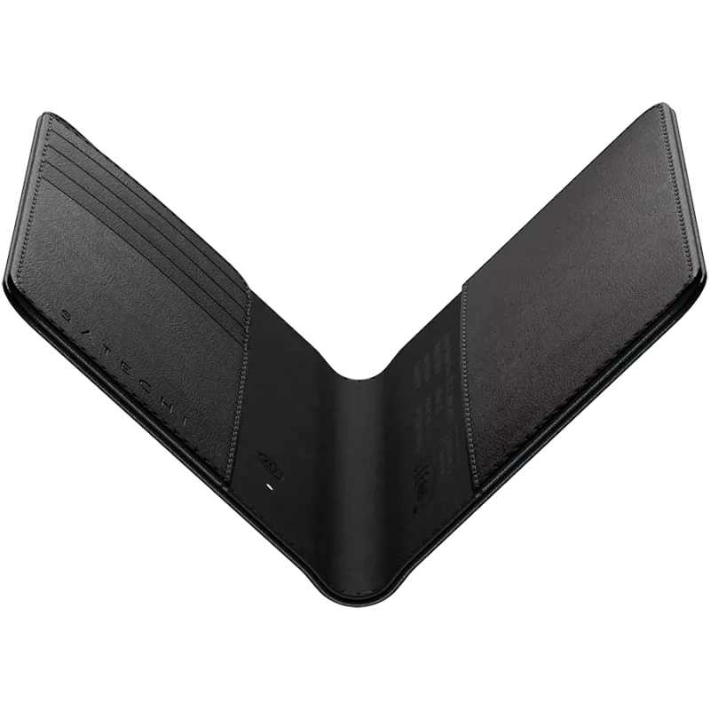 Satechi Vegan-Leder Passport Cover mit Find My (Schwarz)