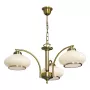 Activejet Classic Deckenleuchter Pendelleuchte RITA Patina Triple 3xE27 für Wohnzimmer