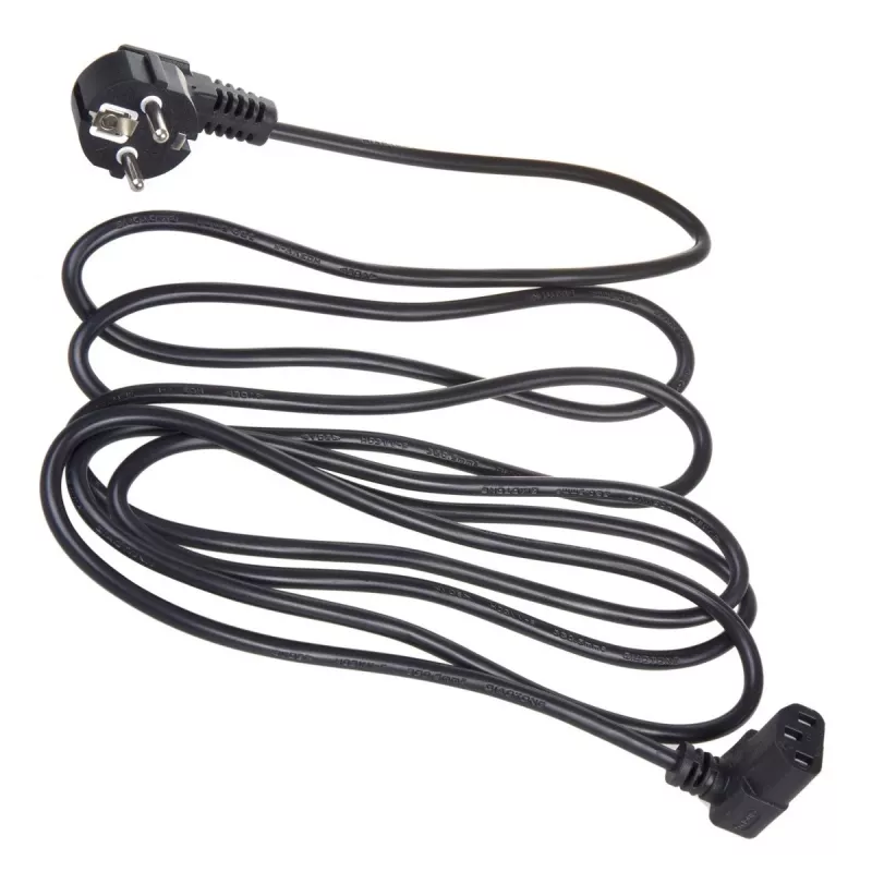 Maclean MCTV-854 Kaltgeräte-Netzkabel, 3-polig, Schwarz, 1,5 m