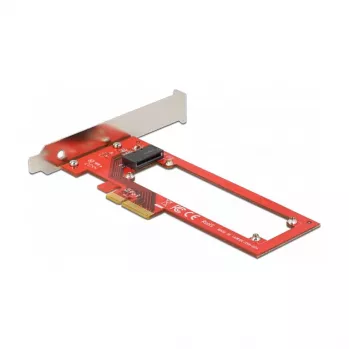 Delock PCI Express x4 Karte auf 1 x EDSFF E1.S Steckplatz - Low Profile