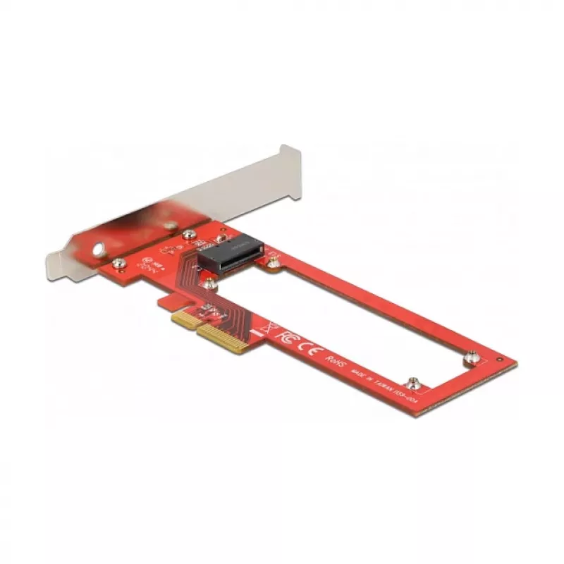 Delock PCI Express x4 Karte auf 1 x EDSFF E1.S Steckplatz - Low Profile