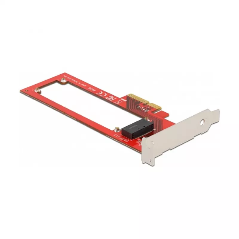 Delock PCI Express x4 Karte auf 1 x EDSFF E1.S Steckplatz - Low Profile
