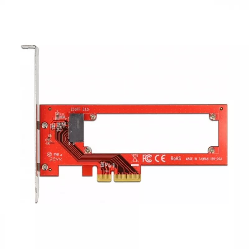 Delock PCI Express x4 Karte auf 1 x EDSFF E1.S Steckplatz - Low Profile