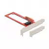 Delock PCI Express x4 Karte auf 1 x EDSFF E1.S Steckplatz - Low Profile