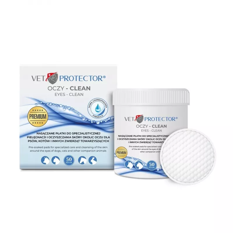 JM SANTE VET PROTECTOR Eye Clean Wipes 50 Stück