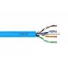 DIGITUS CAT 6A Installationskabel U/UTP Dca AWG 23/1 LSOH 100m Blau Rolle