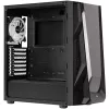 Aerocool NightHawk Duo Midi-Tower, Tempered Glass - Schwarz