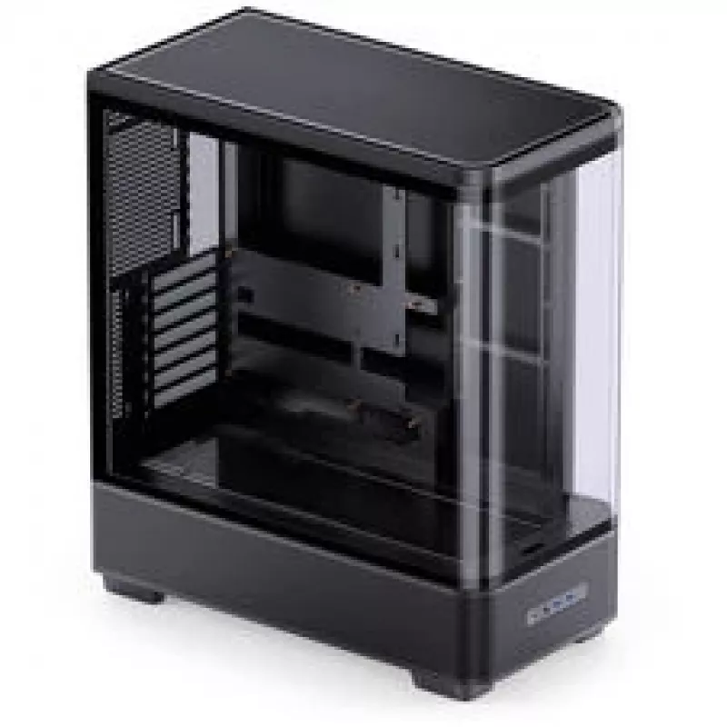 Jonsbo TK-5 Midi-Tower, ATX, Tempered Glass - Schwarz