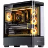 Jonsbo TK-5 Midi-Tower, ATX, Tempered Glass - Schwarz