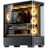 Jonsbo TK-5 Midi-Tower, ATX, Tempered Glass - Schwarz