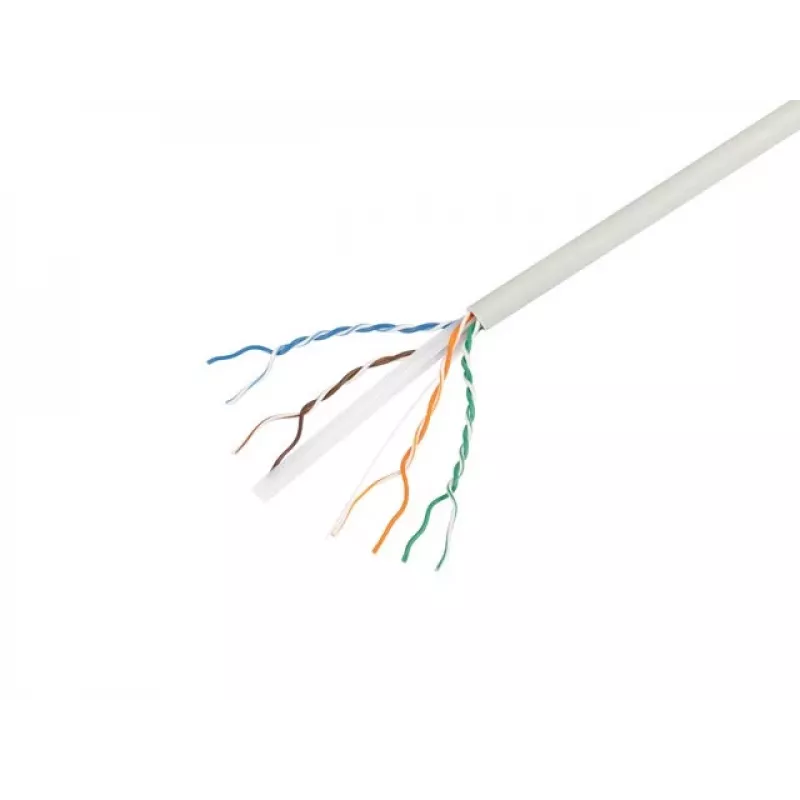LANBERG Cat.6 UTP LSZH Netzwerkkabel 305m Grau CU Solid 23AWG Fluke Passed CPR