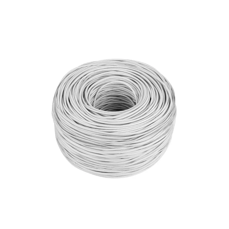 LANBERG Cat.6 UTP LSZH Netzwerkkabel 305m Grau CU Solid 23AWG Fluke Passed CPR