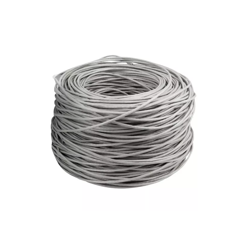 LANBERG Cat.6 UTP LSZH Netzwerkkabel 305m Grau CU Solid 23AWG Fluke Passed CPR