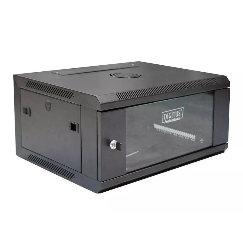 Digitus DN-W19 04U/450/B Rack-Schrank 4U Wandmontage-Rack Schwarz