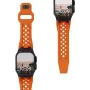 URBAN ARMOR GEAR UAG Monarch Strap für Apple Watch Ultra/44/45/46mm - Orange / Titanium Black