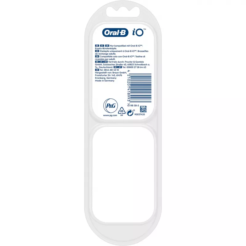 BRAUN Oral-B iO Gentle Care Bürstenkopf 2er-Pack Schwarz