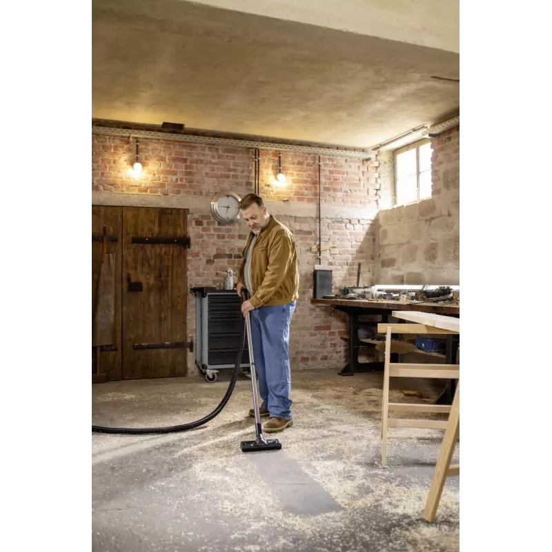 Kärcher WD 7 Control P S 30/6/35/T Nass- und Trockensauger, 1400 W, 30 L, Edelstahl