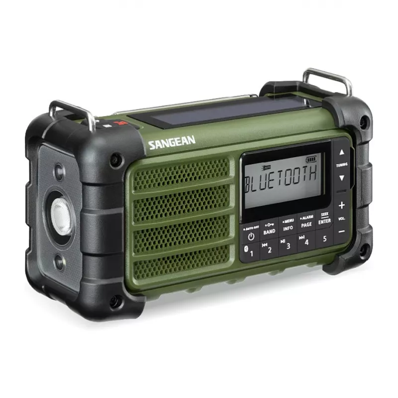 Sangean MMR-99 AM/FM Tragbares Notfallradio Waldgrün