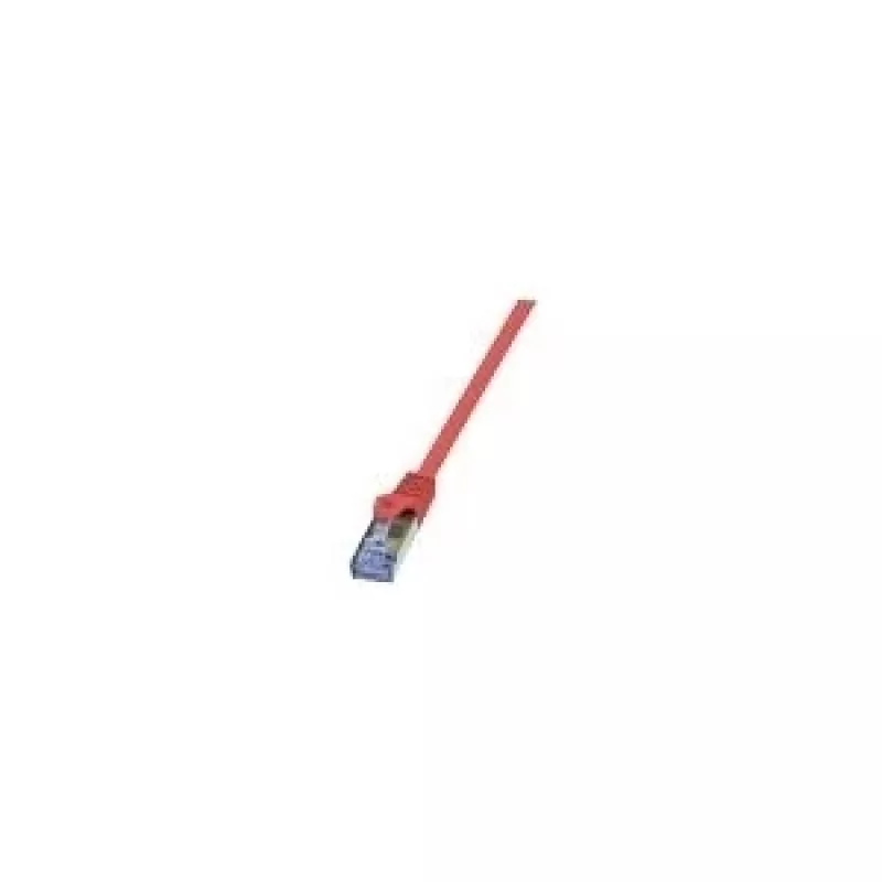 LogiLink PrimeLine Cat.6A S/FTP PIMF Patchkabel 0,25m Rot