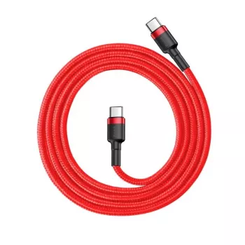 Baseus Cafule USB-C auf USB-C Kabel 60W 1m Rot