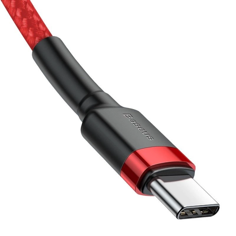 Baseus Cafule USB-C auf USB-C Kabel 60W 1m Rot