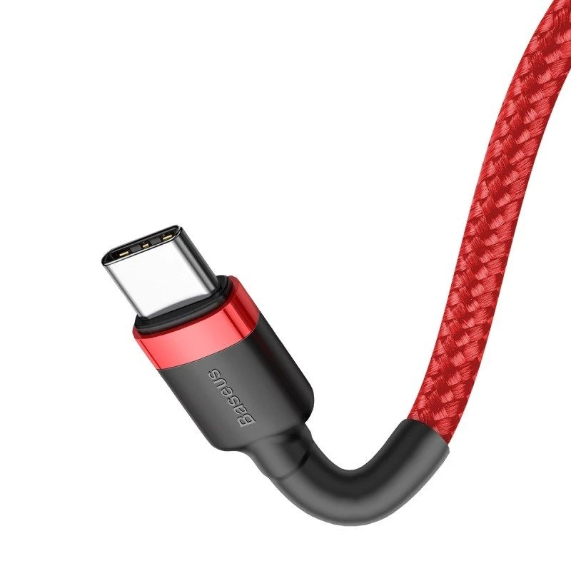 Baseus Cafule USB-C auf USB-C Kabel 60W 1m Rot