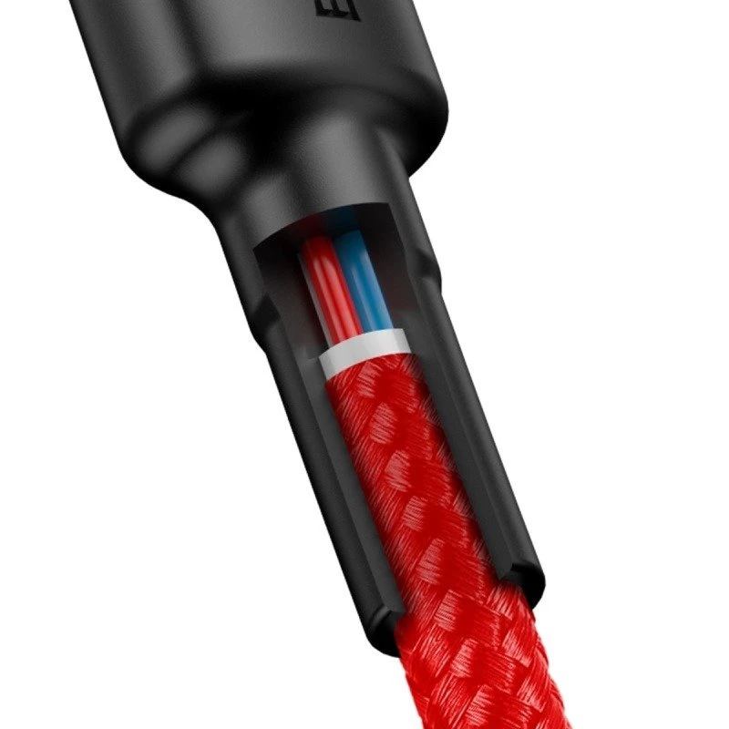 Baseus Cafule USB-C auf USB-C Kabel 60W 1m Rot