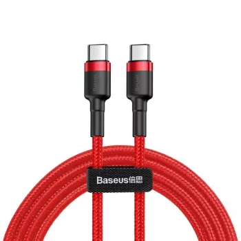 Baseus Cafule USB-C auf USB-C Kabel 60W 1m Rot