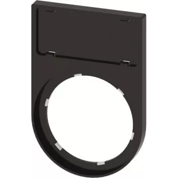 Siemens SIRIUS ACT 3SU1900-0AR10-0AA0 Legendenschildhalter flach abgerundet schwarz 12,5x27 mm