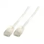EFB-Elektronik RJ45 Patchkabel Cat.6A U/UTP TPE 3,6mm Ultraflex Weiß 0,25m